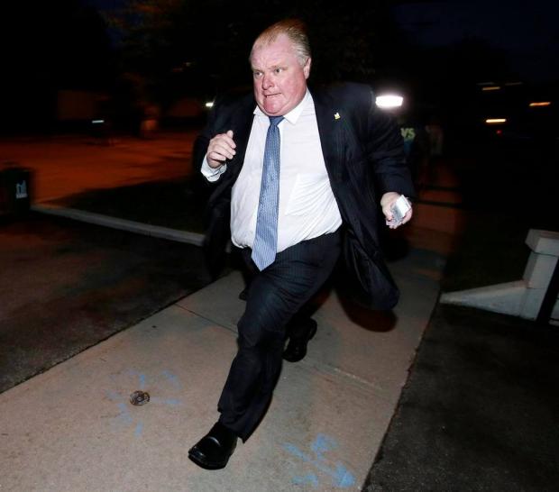 Rob Ford Running Blank Meme Template