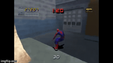 Peter no | image tagged in gifs,spiderman,peter parker | made w/ Imgflip video-to-gif maker