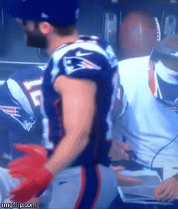 Tom Brady is a pansy | image tagged in gifs | made w/ Imgflip video-to-gif maker