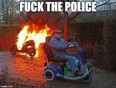 fuck the police | F**K THE POLICE | image tagged in fuck the police | made w/ Imgflip meme maker
