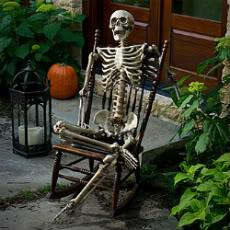 skeleton in chair Blank Template - Imgflip