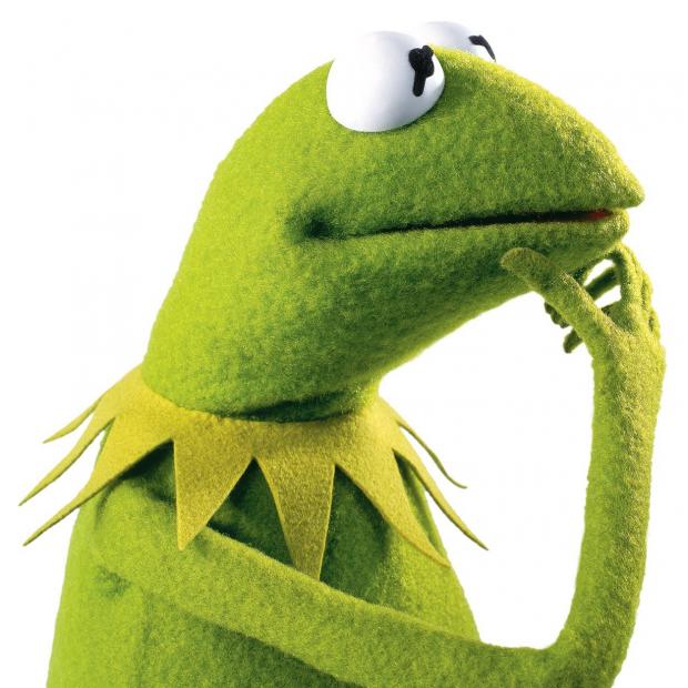 High Quality kermit thought Blank Meme Template