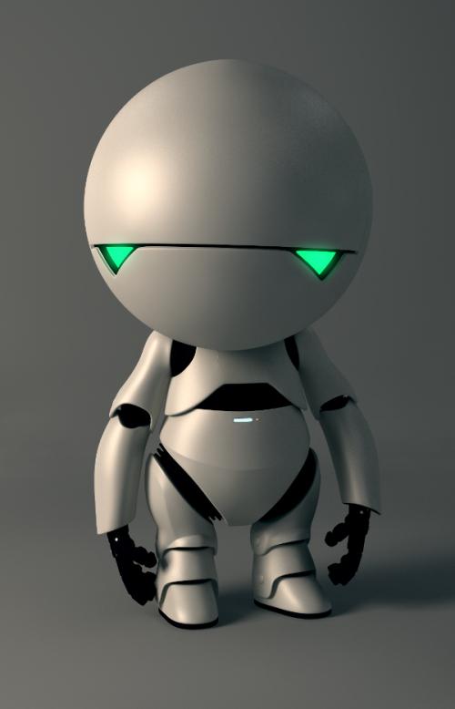 Marvin the Paranoid Android Blank Meme Template