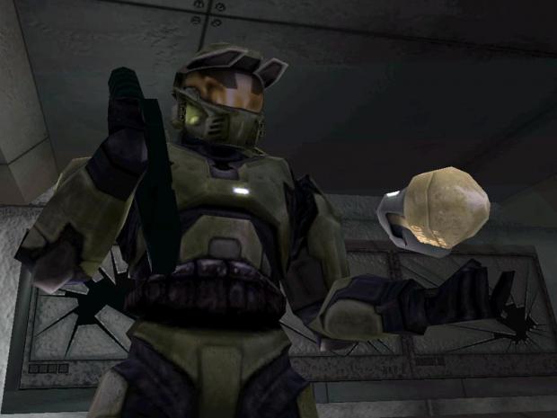 High Quality The Master Chief disagrees Blank Meme Template
