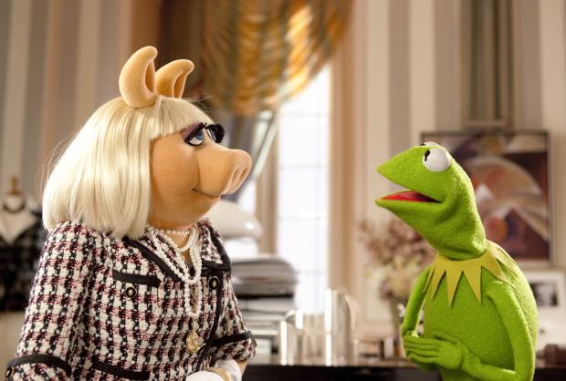 High Quality Kermit & Ms. Piggy Blank Meme Template