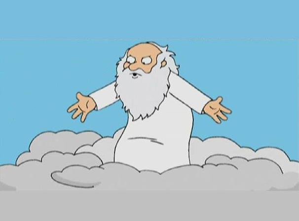 High Quality God Cloud Dios Nube Blank Meme Template