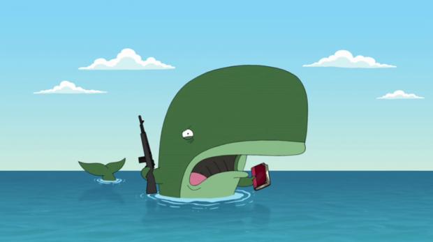 High Quality poor green whales Blank Meme Template