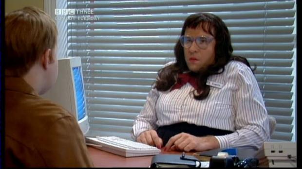Little Britain Computer says no Blank Meme Template