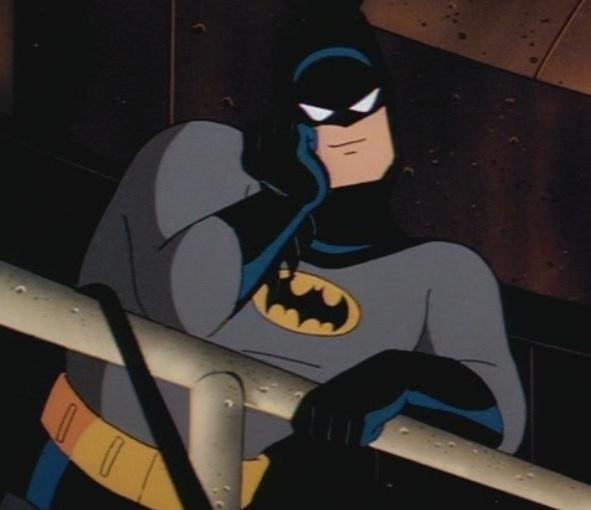 batman thinking Blank Meme Template