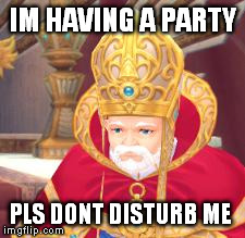 IM HAVING A PARTY PLS DONT DISTURB ME | made w/ Imgflip meme maker