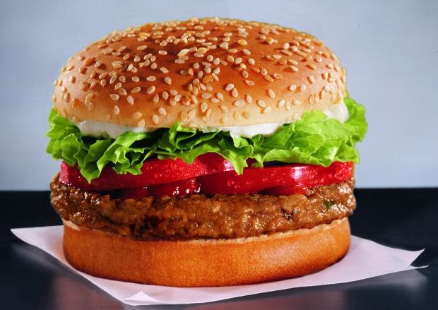 veggie burger no heart disease Blank Meme Template
