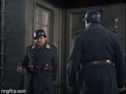 Sergeant Shultz | image tagged in gifs,shultz,hogan's heroes,sergeant shultz,funny,humor | made w/ Imgflip video-to-gif maker