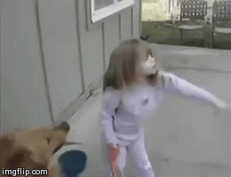 GO! Bwah! Poor Girl ;-; | image tagged in gifs,go bwah,dog,girl,potato,memes | made w/ Imgflip video-to-gif maker