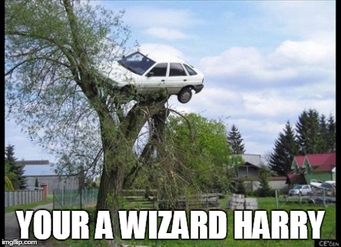 Secure Parking | YOUR A WIZARD HARRY | image tagged in memes,secure parking | made w/ Imgflip meme maker