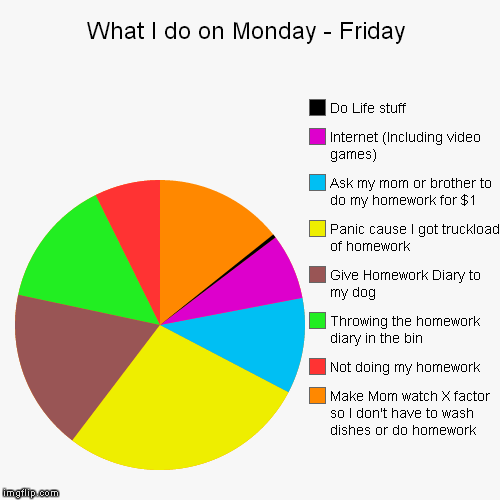 So true | image tagged in funny,pie charts,mom,moms,homework,pie | made w/ Imgflip chart maker
