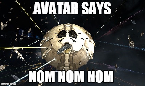 AVATAR SAYS NOM NOM NOM | made w/ Imgflip meme maker