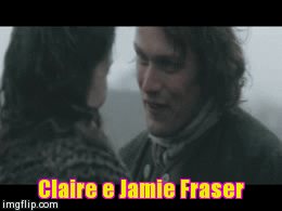 Claire e Jamie Fraser | image tagged in gifs | made w/ Imgflip video-to-gif maker
