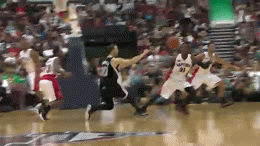 Terrence Ross throws down tomahawk slam | image tagged in gifs | made w/ Imgflip video-to-gif maker
