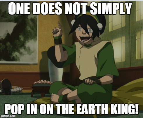 ONE DOES NOT SIMPLY POP IN ON THE EARTH KING! | made w/ Imgflip meme maker