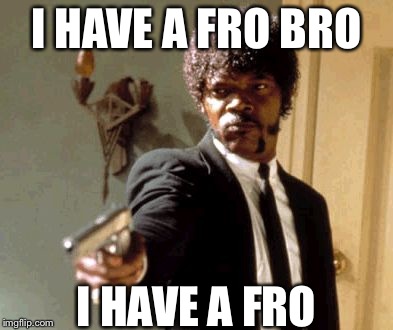 Say That Again I Dare You | I HAVE A FRO BRO I HAVE A FRO | image tagged in memes,say that again i dare you | made w/ Imgflip meme maker