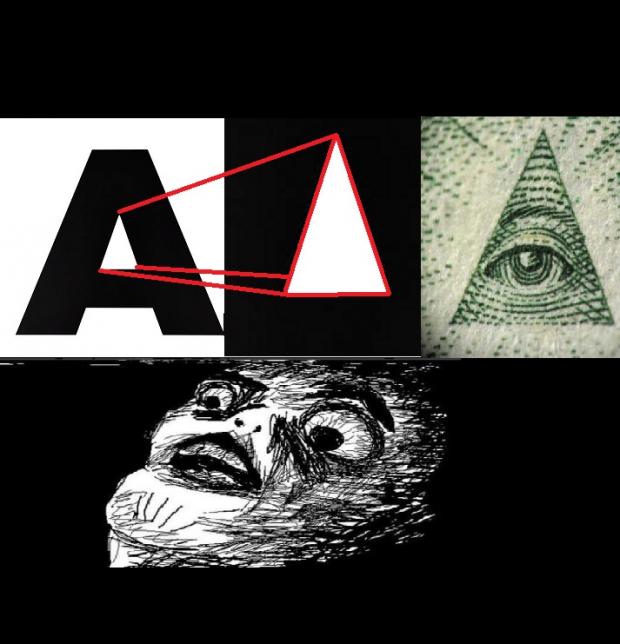 High Quality Illuminati face shock Blank Meme Template
