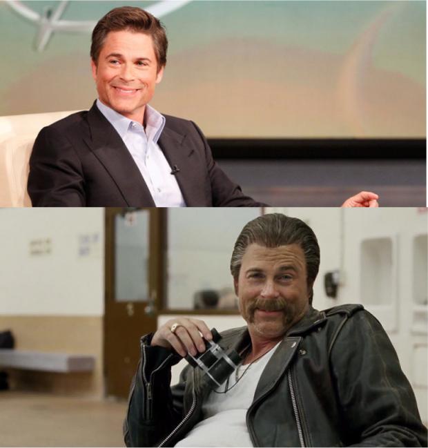 Creepy Rob Lowe Blank Meme Template