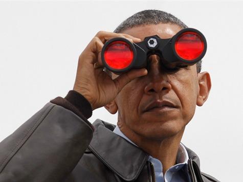 Obama Binoculars Blank Meme Template