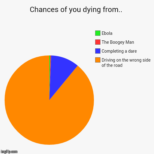 The real epidemic is stupidity.. Lol | image tagged in funny,pie charts,death,driving | made w/ Imgflip chart maker