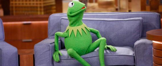 kermit couch Blank Meme Template