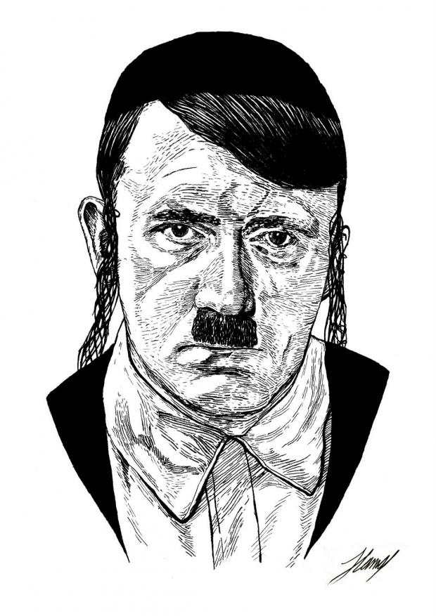 High Quality AshkeNAZI Jewish Hitler Blank Meme Template