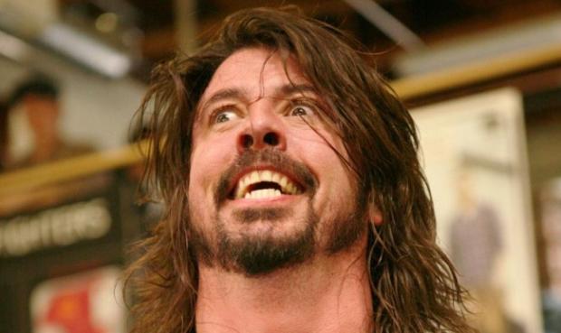 High Quality Intense Dave Grohl Blank Meme Template