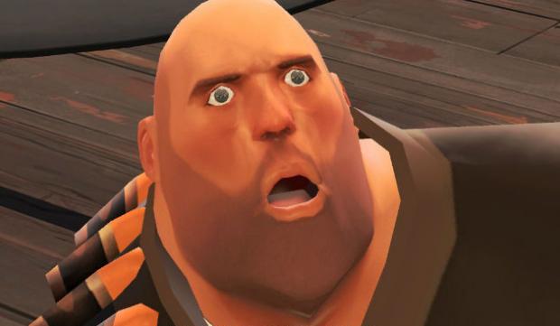 High Quality How is dis possible meme TF2 HEAVY Blank Meme Template