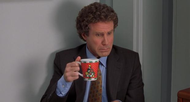 High Quality Will Ferrell Coffee MEME Blank Meme Template