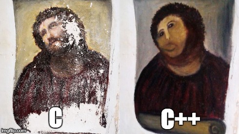 C vs C++ | C C++ | image tagged in computers,engineer | made w/ Imgflip meme maker