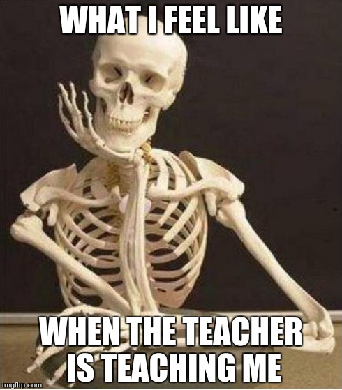 TokioHotel17 | WHAT I FEEL LIKE WHEN THE TEACHER IS TEACHING ME | image tagged in funny | made w/ Imgflip meme maker