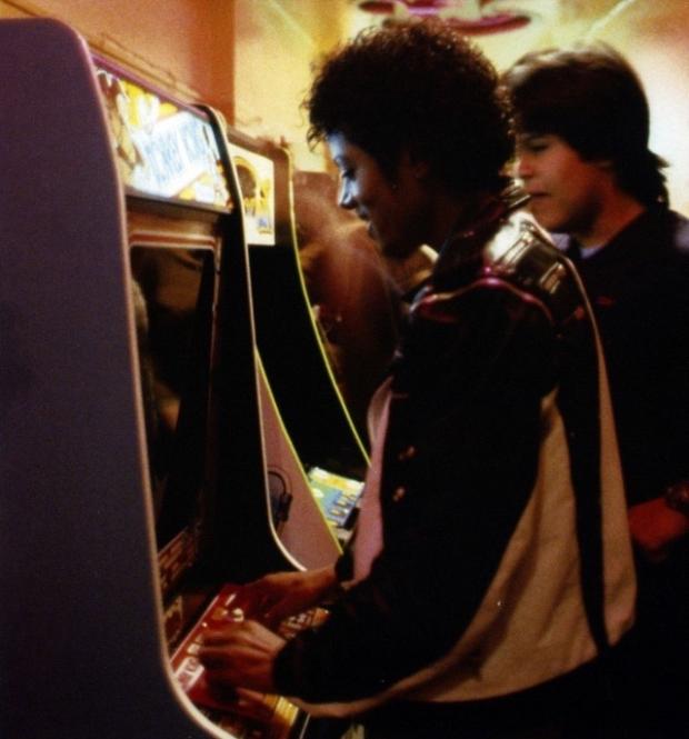 Michael Jackson arcade Blank Meme Template