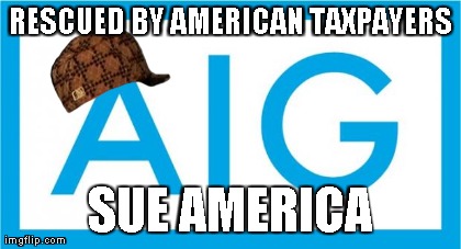 RESCUED BY AMERICAN TAXPAYERS SUE AMERICA | image tagged in AdviceAnimals | made w/ Imgflip meme maker