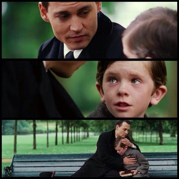 High Quality Finding neverland opposite Blank Meme Template