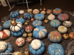 Centerpieces pumpkin display | image tagged in gifs | made w/ Imgflip images-to-gif maker