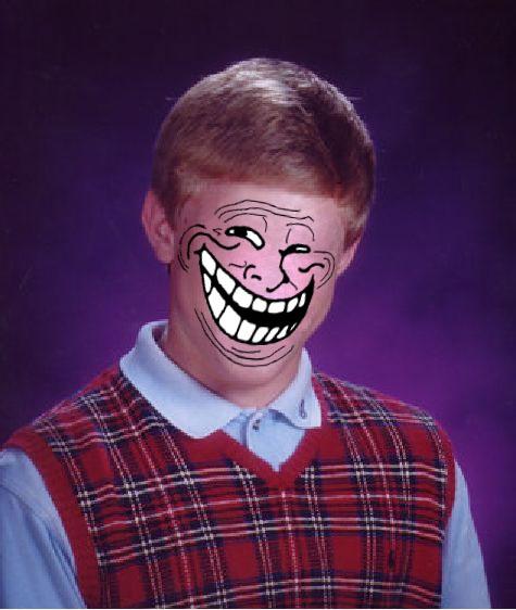 Bad Luck Troll Blank Meme Template