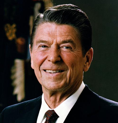 Ronald Reagan face Blank Meme Template