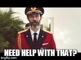 Captain Obvious | NEED HELP WITH THAT? | image tagged in captain obvious | made w/ Imgflip meme maker