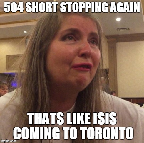 Worse than ISIS coming to Toronto | 504 SHORT STOPPING AGAIN THATS LIKE ISIS COMING TO TORONTO | image tagged in worse than isis coming to toronto | made w/ Imgflip meme maker