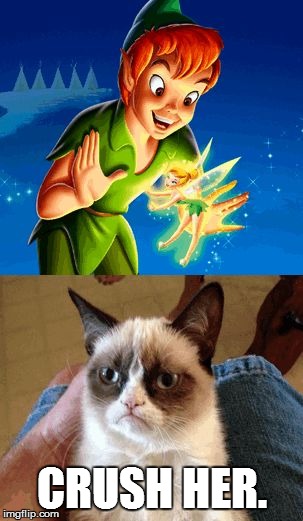 crush her. | CRUSH HER. | image tagged in memes,grumpy cat does not believe | made w/ Imgflip meme maker