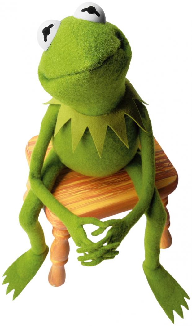 Kermit seating Blank Meme Template