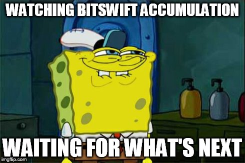 Don't You Squidward Meme | WATCHING BITSWIFT ACCUMULATION WAITING FOR WHAT'S NEXT | image tagged in memes,dont you squidward | made w/ Imgflip meme maker