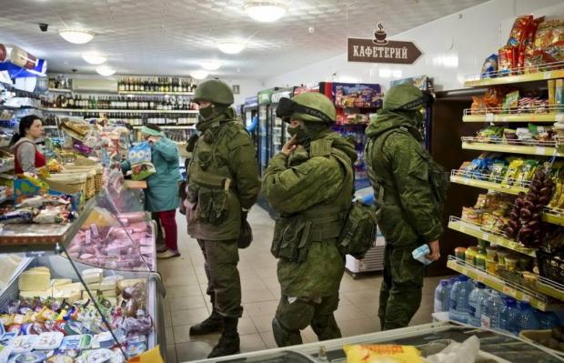 Rus army shopping  Blank Meme Template