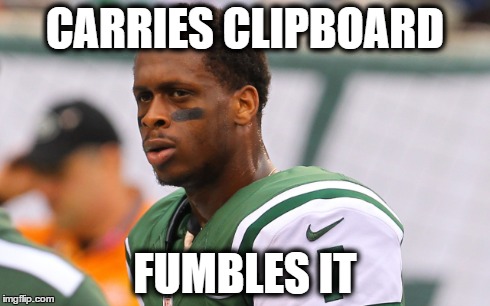 CARRIES CLIPBOARD FUMBLES IT | image tagged in nfffffffluuuuuuuuuuuu | made w/ Imgflip meme maker