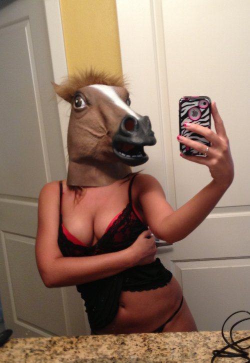 sexy horse Blank Meme Template