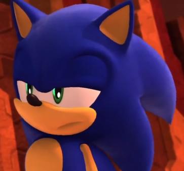 High Quality Disappointed Sonic Blank Meme Template